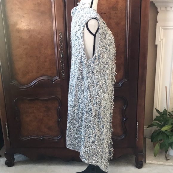 Chico's Long Knit Sweater Vest with Fringe - Picture 10 of 14